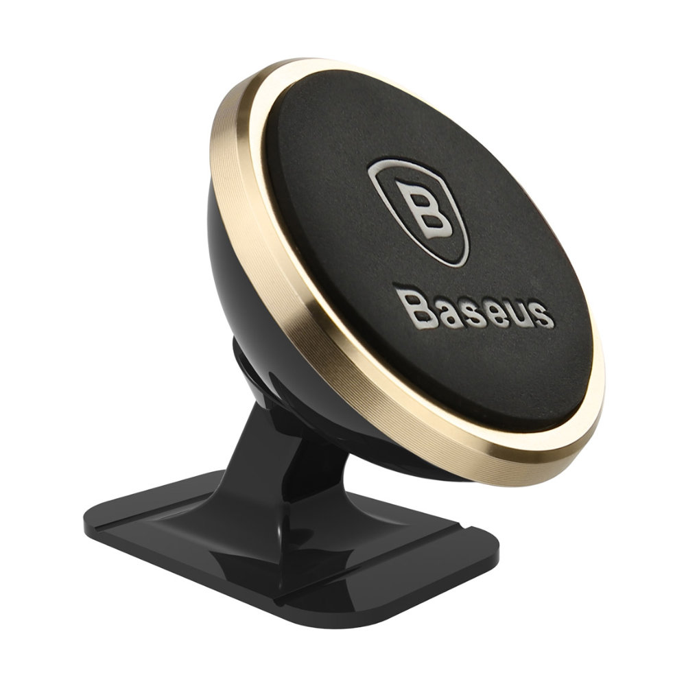 Baseus 360-Degree Rotation Car Mount Holder (Gold)