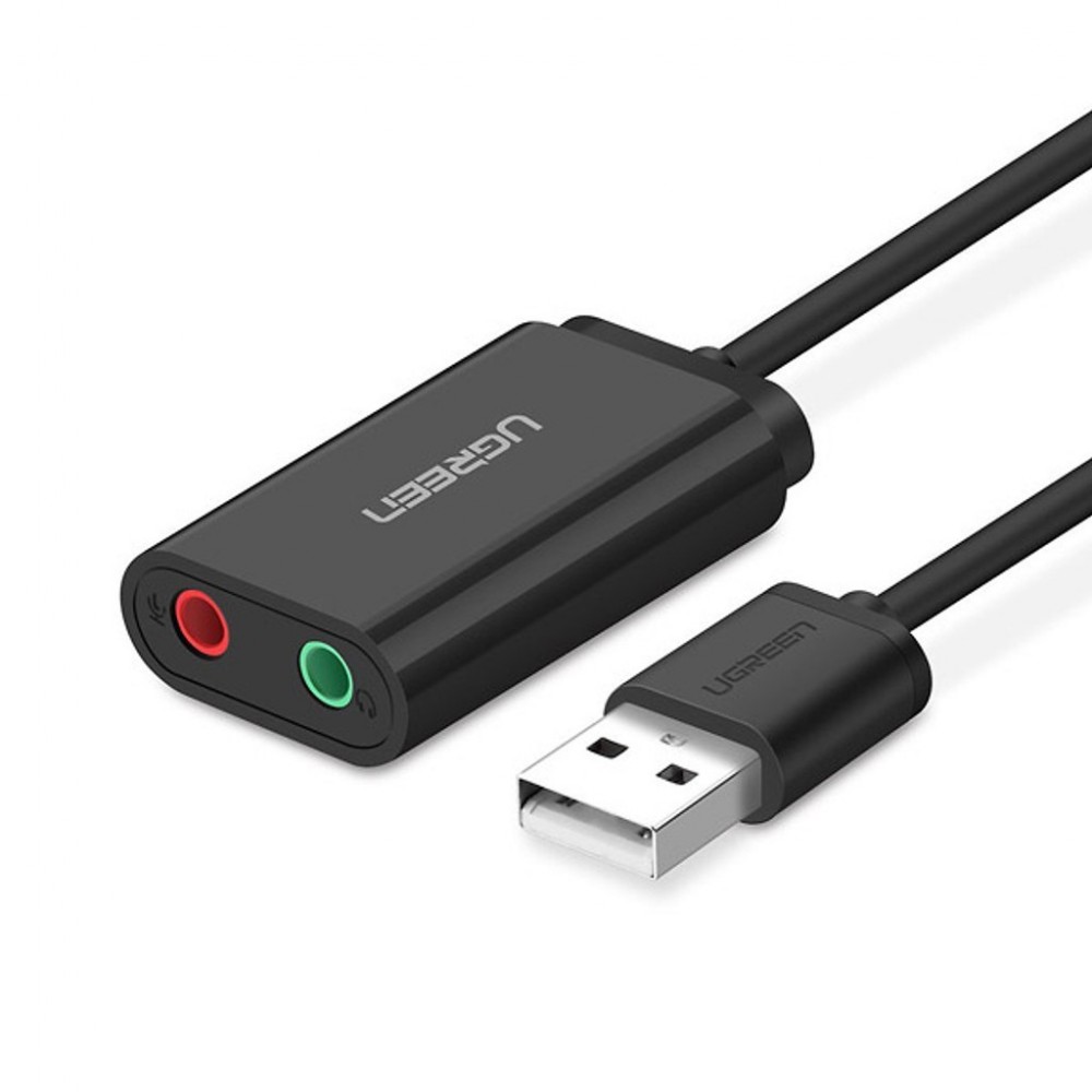 Ugreen 30724 - Εξωτερική USB κάρτα ήχου με Mic - Μαύρο